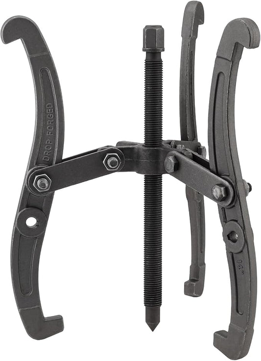 ChgImposs 14 Inch 2 Jaw / 3 Jaw Gear Puller, Multifunction Standard Carbon Steel Bearing Puller with 4 Single Hole Claw Pullers for Car/Mechanical Repairing