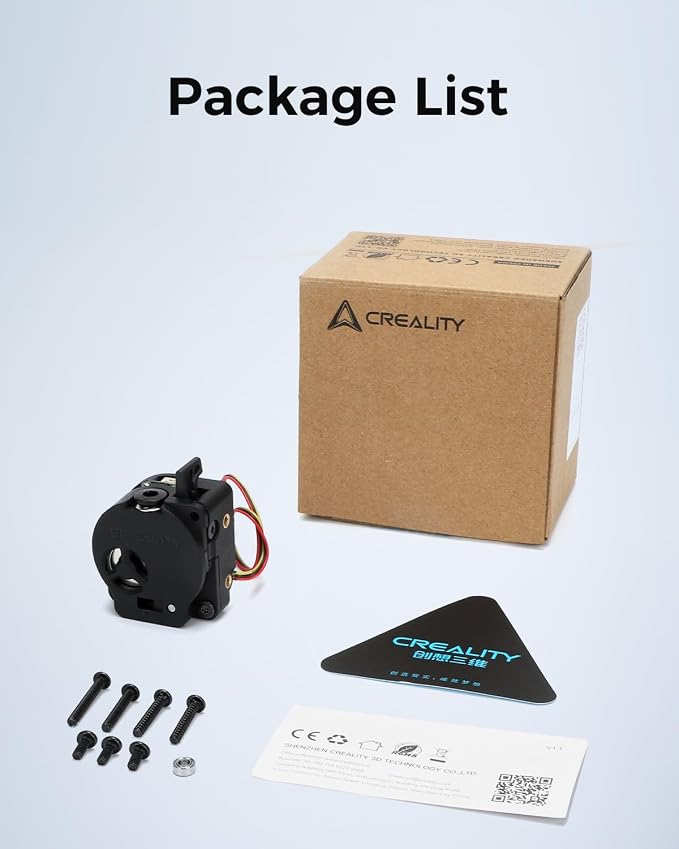 Creality Official K2 SE Extruder Kit, Built-in Filament Break Sensor and Filament Cutter, Dual Gears for Smooth Feeding, Force Up to 80N, for 3D Printer K2 SE Combo
