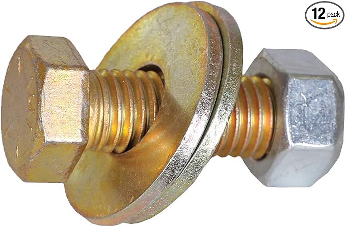 GEN-Y Executive Mount/Bolt kit, 12-5/8” x 2” Grade 8 Bolts, 12-5/8" Steel Lock Nuts, 24 - Flat washers