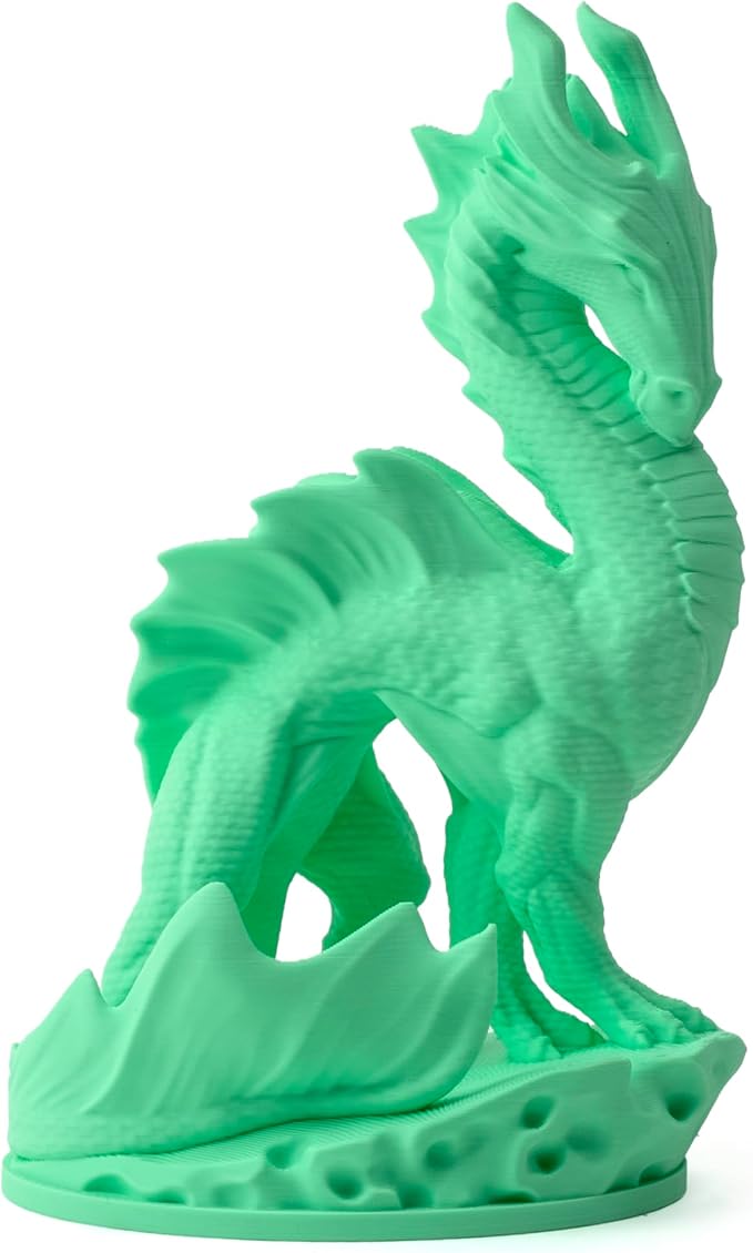 Prusament Premium PLA Electric Green 1.75mm 1kg 3D Printer Filament | PLA filament with ±0.02 mm precision, low warping, and reliable, tangle-free printing for beginners and professionals.