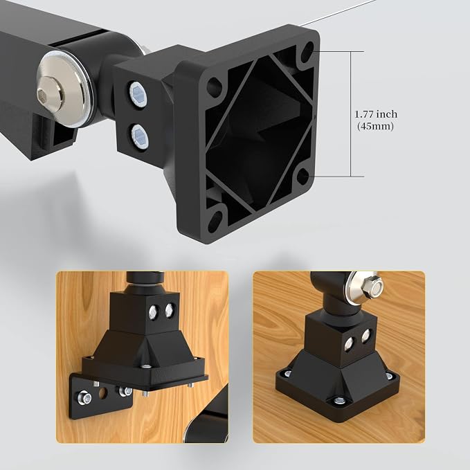 Led Waterproof Machine Work Light, Multipurpose Adjustable Angle Aluminum Alloy Long Arm for Lathe CNC Milling Drill Press and Workbench, AC 110~240V with US Plug