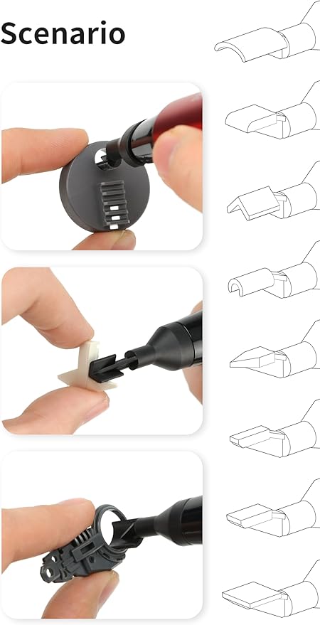 Electric Reciprocating Sander – Precision Multi-Speed Sanding Tool with Fine Sandpaper for Crafts, Miniatures, Jewelry, Woodworking, Resin Kits, Model Automotive Detailing, DIY & Hobbyists
