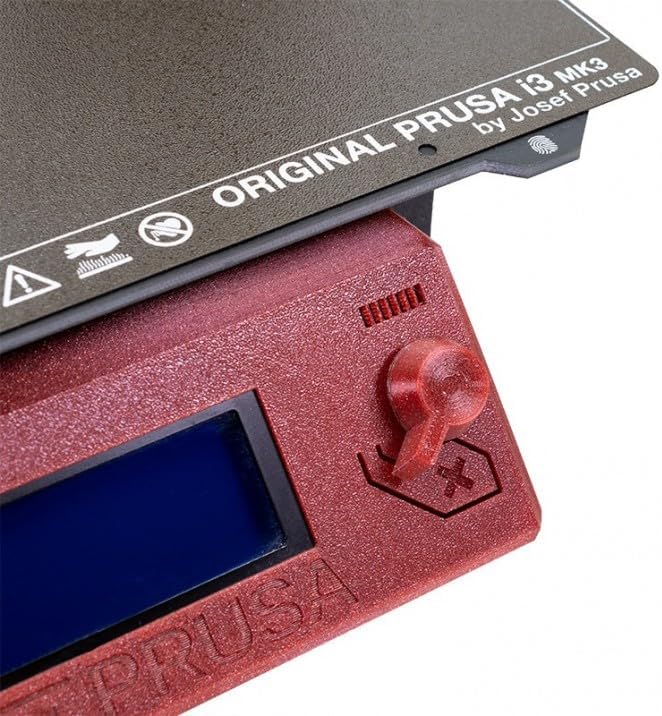 Prusament Premium PETG Transparent Carmine Red 1.75mm 1kg Filament | PETG filament with ±0.02 mm precision, low stringing, strong layer adhesion, and reliable tangle-free printing.