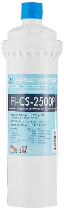 APEC Water Systems FI-CS-2500P Replacement Filter for CS-2500P Water Filtration System