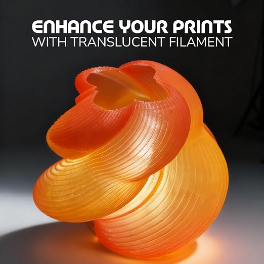 Polymaker Panchroma PLA Filament 1kg, Gradient 3D Printing Filament 1.75mm | Crystal Carnelian, Neatly Wound PLA for Easy Print & Smooth Feeding. Compatible with Bambu Lab & Most 3D Printers