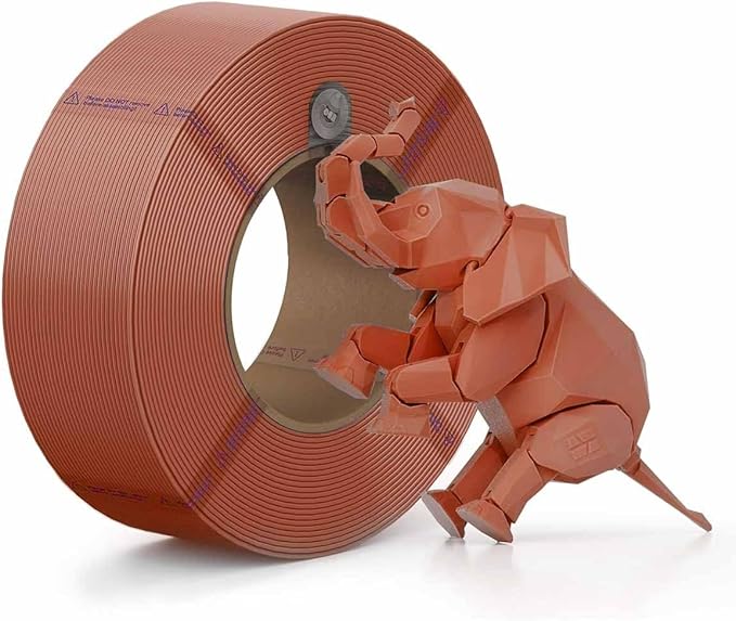 Bambu Lab PLA Filament Matte 3D Printer Filament 1.75mm PLA 1kg High Tenacity - Brown (10800) - Refill