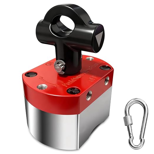 Multi-Functional ON/Off Magnet, 180 LB Magnetic Welding Square Base, Suitable for Lifting and handling, Fixture Welding kit, Metal screening, Metal Salvage