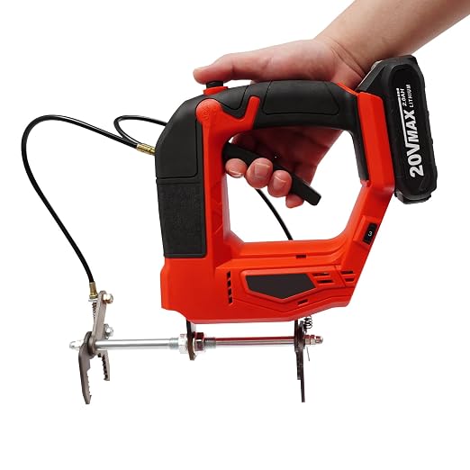 Electric Bee Shaker, Cordless Bee Shaker Handheld Beehive Frame Shaking Machine with 4-Gear Adjustable Speeds, Vibration Bee Removal for Beekeepers Farm, Max. Clamping Weight 17.64lbs