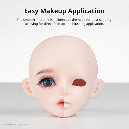 ANYCUBIC BJD Wear-Resistant 3D Printer Resin, Anti-Impact Flexible Joint 3D Resin for Ball-Jointed Dolls, Ideal Skin Tone for Action Figures & Dolls, Mia Pink, 1kg