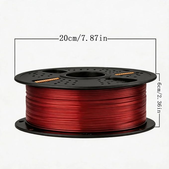 Silk PLA 3D Printer Filament 1.75mm Filajoy3D 3D Printing Filament 1KG Dimensional Accuracy +/- 0.03mm for Most FDM 3D Printers