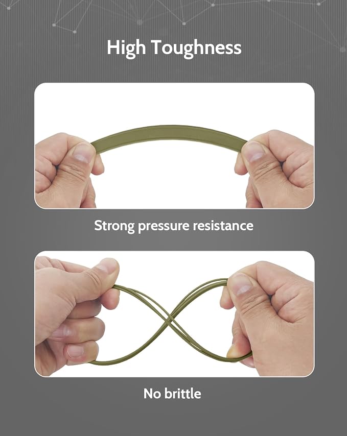DURAMIC 3D PLA+ Printer Filament 1.75mm PLA Plus Neatly 2Kg Spool(2.2lbs) | PLA Pro Tougher and Stronger, Dimensional Accuracy Probability +/- 0.02mm Army Green
