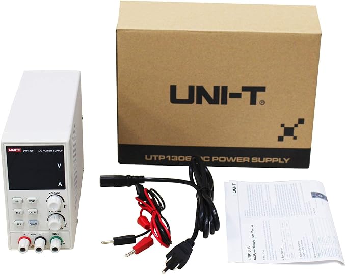 UNI-T DC Power Supply UTP1306, TRMS Digital Multimeter UT139C