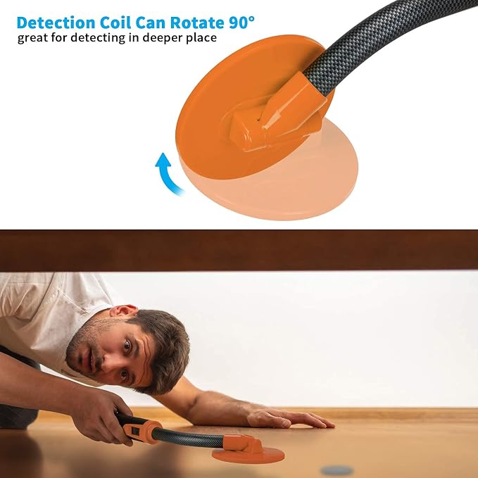 Fully Waterproof Handheld Metal Detector LCD Display Detection Signal Three Detect Modes for Different Environment 35m Waterproof Depth Pinpointer Included a 9V Battery for Adults and Kids Gift