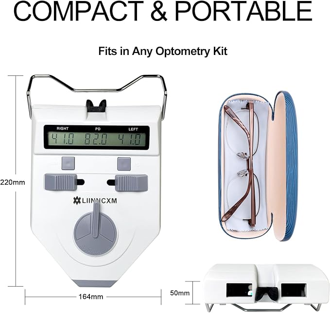 Digital Pupilometer PD Meter LCD Display Optical Interpupillary Distance Ophthalmic Measuring Tool