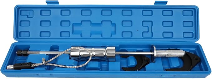 Inner CV Joint Puller Slide Hammer Front Wheel Drive Axle Half Shaft Removal Tool Kit 63mm 48mm CV Joint Fork Adapter Heavy Duty 10 Pounds Slide Hammer