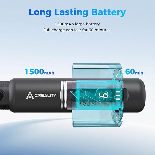 Creality Cordkess Rotary Tool, 6-Speed Mini Rotary Tool Kit with 24 Accessories, Multi-Purpose 3.7V Rechargeable Power Rotary Tool for Sanding, Polishing, Drilling, Engraving, DIY Crafts