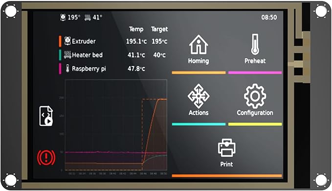 BIGTREETECH TFT35 SPI V2.1 Graphic Smart Display Compatible BTT Manta M8P/M4P/M5P, Manta E3EZ Control Board + CB1 Support Running Klipper Firmware DIY Upgrade 3D Printer