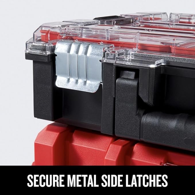 CRAFTSMAN VERSASTACK 17.126-in Metal Wheels Lockable Tool Box