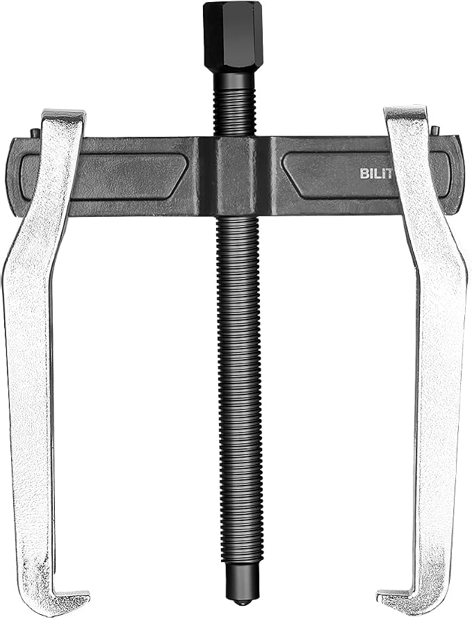 BILITOOLS 6" 2 Jaw Gear Puller, Small Bearing & Pulley Removal Tool, Internal External Reversible for Flywheel, Gears & Pulleys