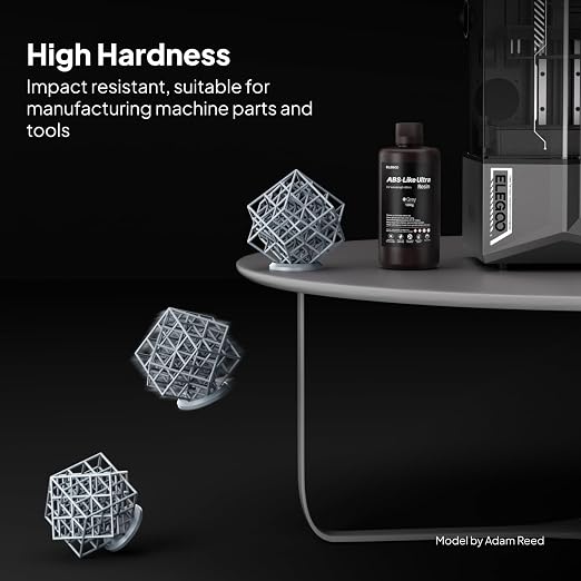 ELEGOO ABS-Like Ultra Resin with Extra Strength and Toughness, Compatible with MSLA/DLP/LCD Resin 3D Printer, Perfect 3D Printer Resin for Tool Application, Black 1000g