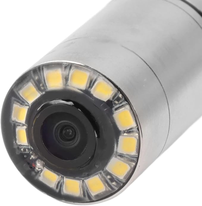 Sewer Inspection Camera Pipe Drain Endoscope 0.9inch/23mm IP68 with 12 LED Lights Professional