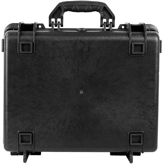 Monoprice Weatherproof Hard Case with Customizable Foam,Black, 19 Liter