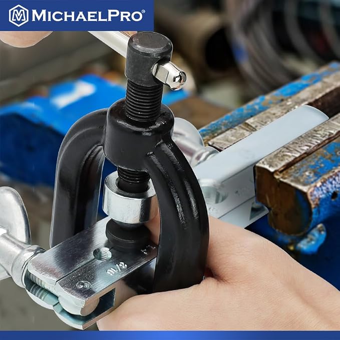 MichaelPro MP009090 Single and Double Flaring Tool Kit with Extra Adapters- Use on Aluminum, Copper, Soft Steel Brake Line and Brass Tubing