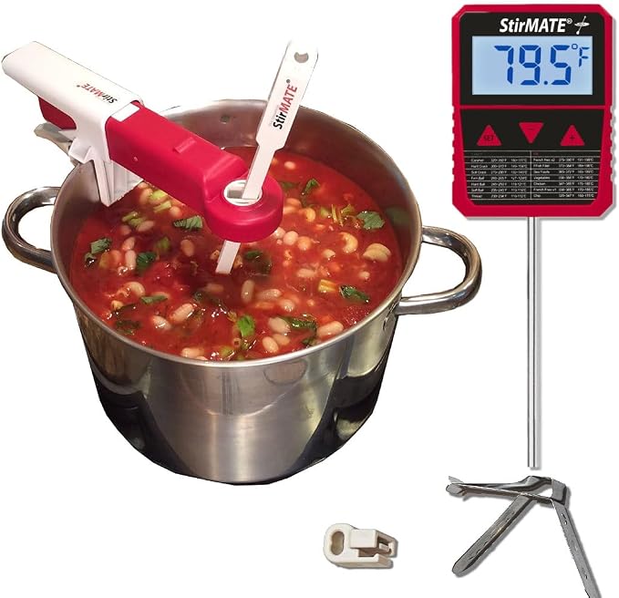 StirMATE Automatic Pot Stirrer + Culinary Thermometer Kit