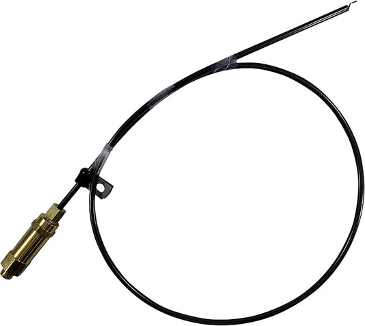 Throttle Control Mechanism for Gas Engine Air Compressors, Cable Whip Style (3HP - 6.5HP Engines, 60" Throttle Control Cable)