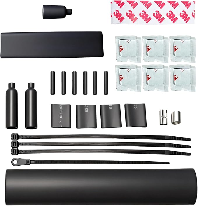 Roof & Gutter De-Icing and Freeze Protection Splice & Tee Connection Kit – For Connecting or Branching Self-Regulating Heat Cable (1 extra End Seal Kit included)