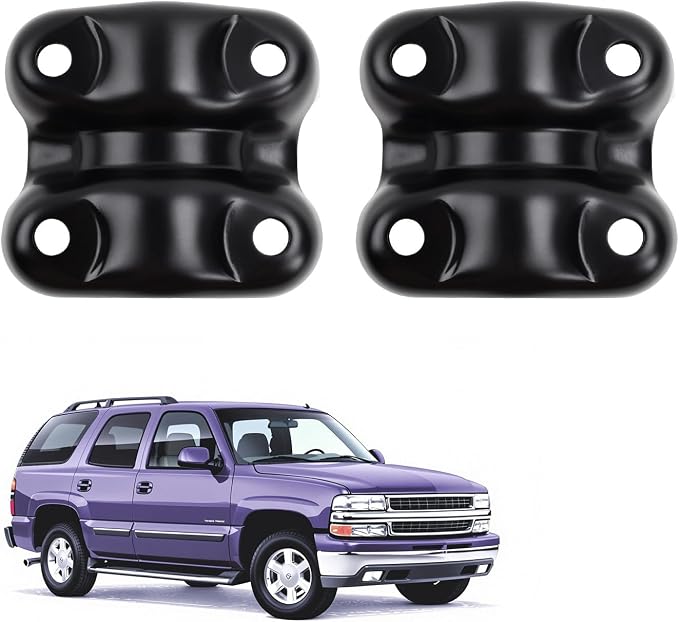 15592585 Upgrade Rear Suspension Leaf Spring Axle U-Bolt Plate Kit - Left & Right Pair,Compatible with 1988-1999 Chevy C1500 K1500 GMC C1500 K1500, 1995-2000 Tahoe, 1992-2000 Yukon, Replace# 15592586