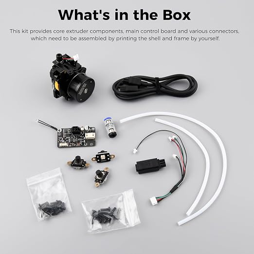 ENOMAKER Genuine TPU Feed Assist Module for Bambu Lab H2/X1/P1 Series,P2S/X2D | Active Flexible Filament Feeder, Consistent Push, Avoid Tangle/Snap, Reduces Friction, Simplify Feeding Path,Adjustable Force