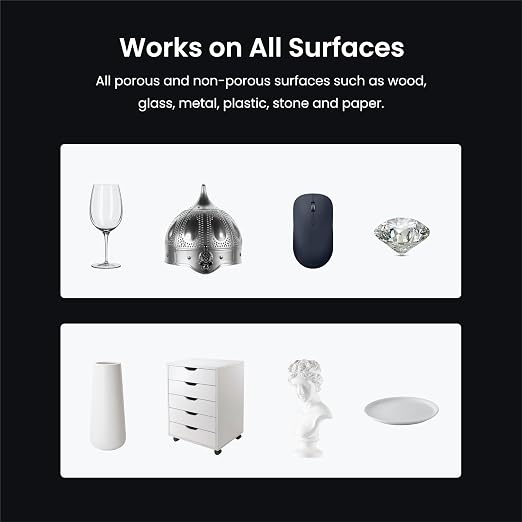 Revopoint 3D Scanning Spray for 3D Scanners, Semi-Permanent Until Wiped, for Reflective, Transparent, Black or Highly Textured Surfaces, 500ml, AB-P