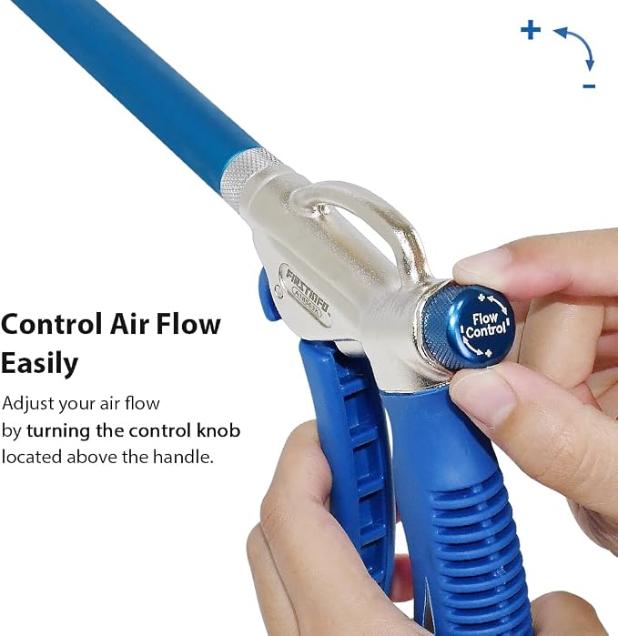 FIRSTINFO A18563KUS Windstorm EX (2X Flow) High Performance Air Blow Gun Master Kit, 9-Piece