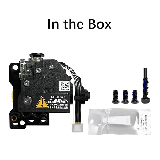 Original Hardened Steel X1C Extruder Unit for Bambu Lab X1C 3D Printer with Dual Gears for Increased Extrusion Force & Filament Run-Out Detection