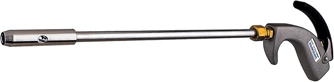 Guardair LZR600060AA Lazer Series PalmSwitch Safety Air Gun, Aluminum Venturi Nozzle with 60" Extension and 1/4" FNPT Inlet, Lightweight All Metal Construction