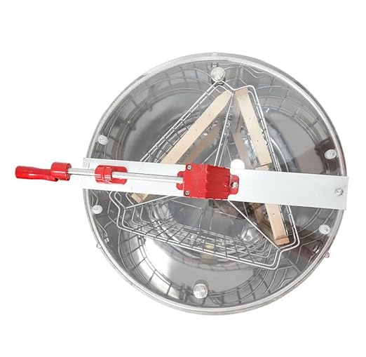 3 Frame Manual Honey Extractor Stainless Steel