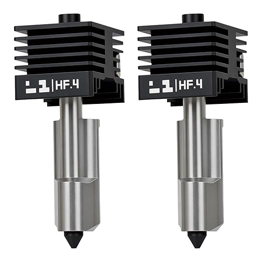 P2S High Flow Hotend Kit with Hardened Steel Nozzle for Bamboo lab H2D/H2S/H2C/X2D/P2S 3D Printer, Save 30% Time Print Head, One-Piece Integrated Design for Reduced Clogging (0.4mm)