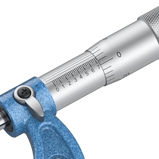 HDLNKAK Outside Micrometer, 0-1" Machinist Micrometer, 0.0001" Graduation Micrometer Set, Alloy Precision Micrometer, Machinist Tool, Micrometer Standard with Case