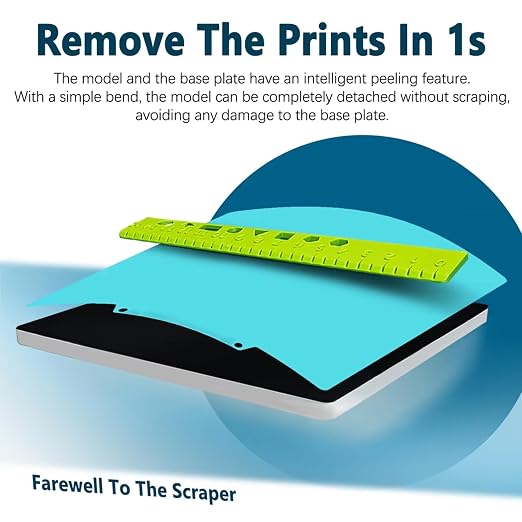 Glacier OMG Cold Plate for Flashforge Creator 5 / Creator 5 Pro Build Plate | High Adhesion at Low Temp Reduced &Thermal Stress for Creator 5 3D Printer Plate Spring Steel Easy Release C5 Cold Plate