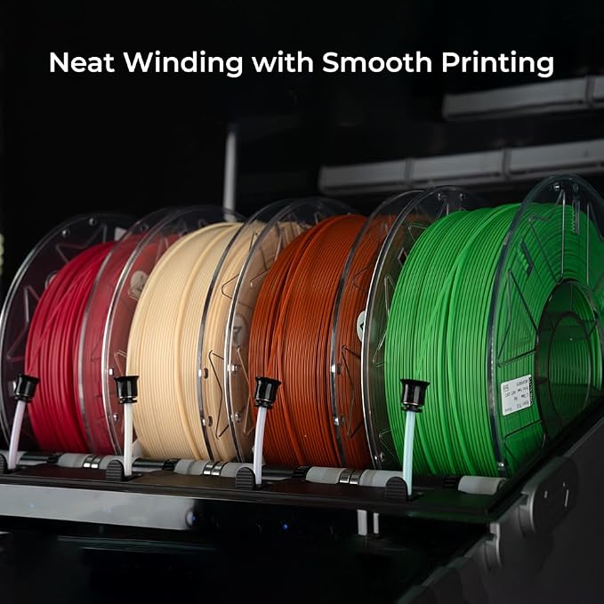 Creality PLA Filament 1.75mm for K2 Plus Combo, RFID 3D Printer Filament PLA for High Speed 30-600mm/s, 1kg(2.2lbs)/Spool Hyper PLA Filament Support CFS, Fits for Most 3D Printers (Snapdragon)