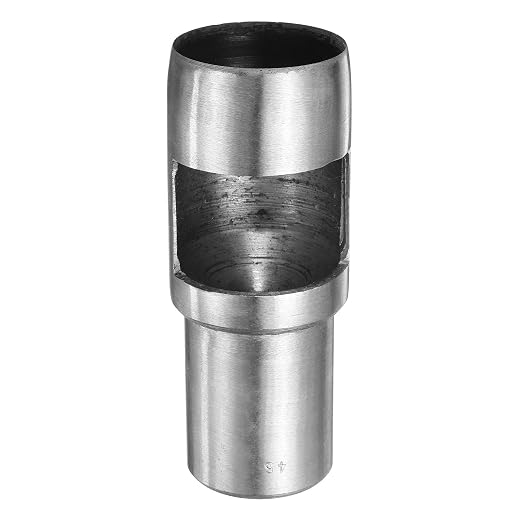HARFINGTON Leather Round Hole Punch, 45mm Hollow Hole Puncher Cutter Carbon Steel Circle Hole Punching Cutting Tool for Belt/DIY Leather Craft