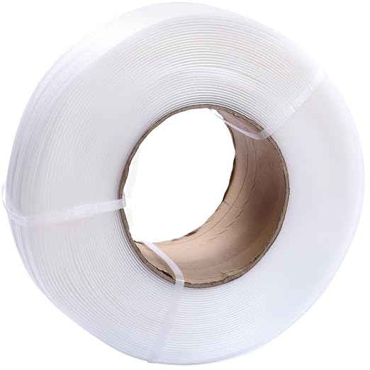 U.S. Solid 1/2 inch x 5480 Ft Hand Grade Polypropylene PP Strapping Roll of 8" Core Size, 400 lbs Break Strength Packing Straps