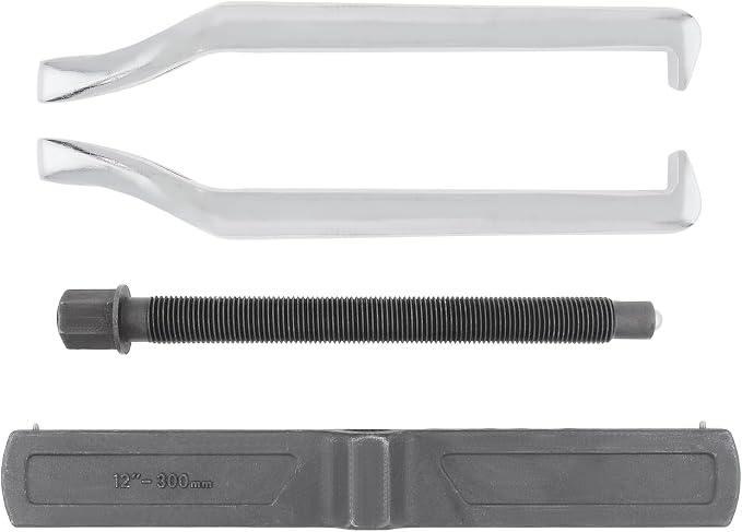 ChgImposs 12 Inch 2-Jaw Gear Puller, Adjustable Bearing Puller Gears, Reversible Removal Tool for External Internal Pulling, CR-V Two Claws Puller Tool for Removal of Pulleys Flywheels Bearings Gears