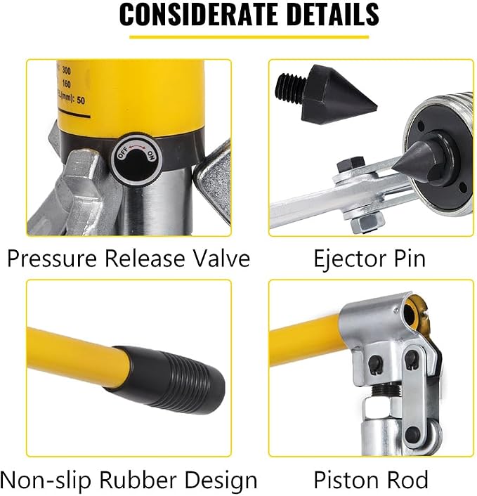 VEVOR Hydraulic Gear Puller, 15 Ton Max. Capacity Hydraulic Puller, 2 or 3 Jaws Bearing Hub Separator, 3.9"- 11.8" Hydraulic Puller Separator Tool for Pulling Hubs, Flanges, Gears, Bearings