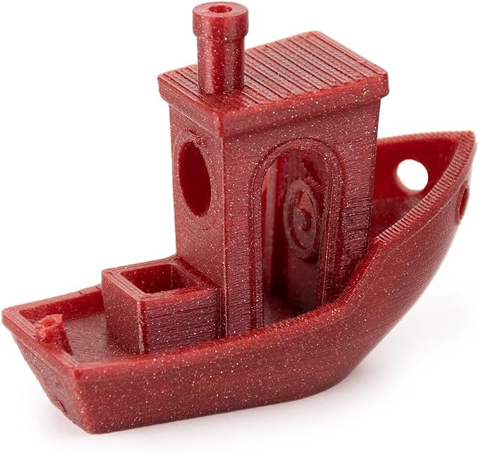 Prusament Premium PLA Galaxy Red 1.75mm 1kg 3D Printer Filament | PLA filament with ±0.02 mm precision, low warping, and reliable, tangle-free printing for beginners and professionals.
