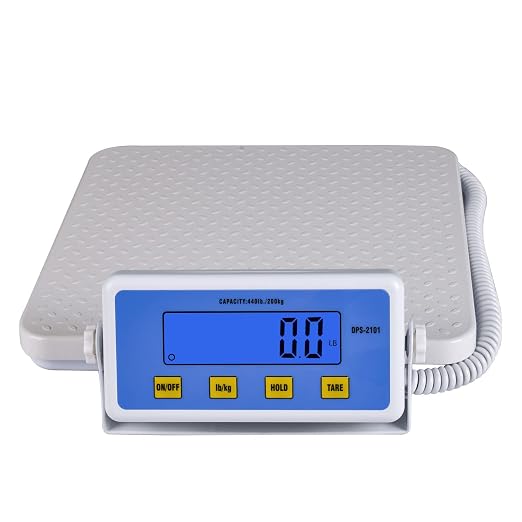 Professional Physician Scale, 440 lb Capacity for Medical & Wrestling | High-Precision Sensor, Easy-Read LCD Display, Hold & Tare Functions, lb/kg Switch, Stainless Steel Base