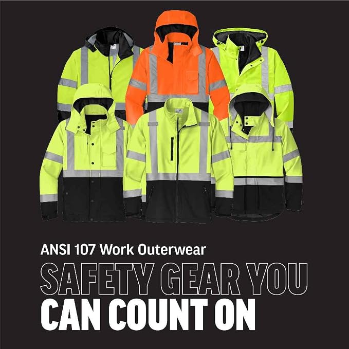 CornerStone ANSI 107 Class 3 Soft Shell Safety Jacket CSJ503