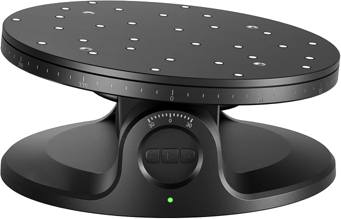 Revopoint Dual Axis Turntable for Accurate 3D Scanning, Easy Capturing Detail-rich 3D Data of Small-Medium Objects