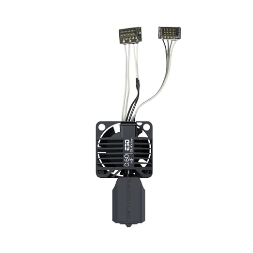 E3D High Flow ObXidian™ Bambu Lab P1P/P1S (0.6mm) Complete HotEnd, 60% Increased Flow Rate, Smooth 3D Printing, Ideal for Fiber-Filled Filaments, Bambu Approved